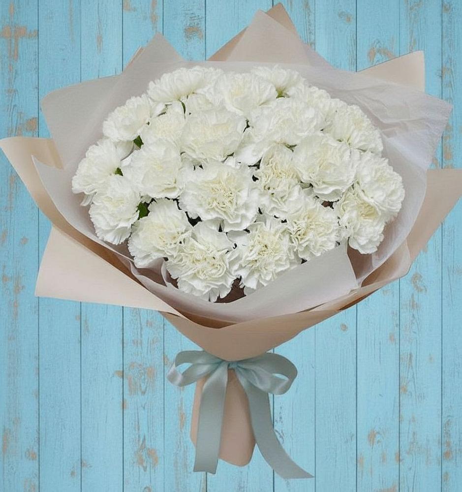 Букет цветов из: Гвоздики в Абадзехской