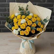 Букет цветов из:  Розы #REPLACE_PRED# Абадзехской