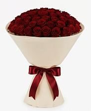 Букет 101 Бордовая роза Блэк Бакарра в Абадзехской