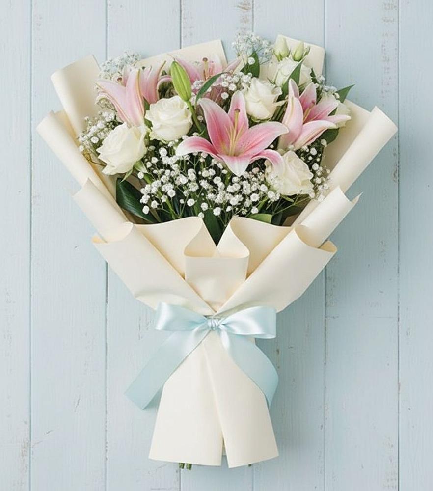 Букет цветов из: Лилии в Абадзехской