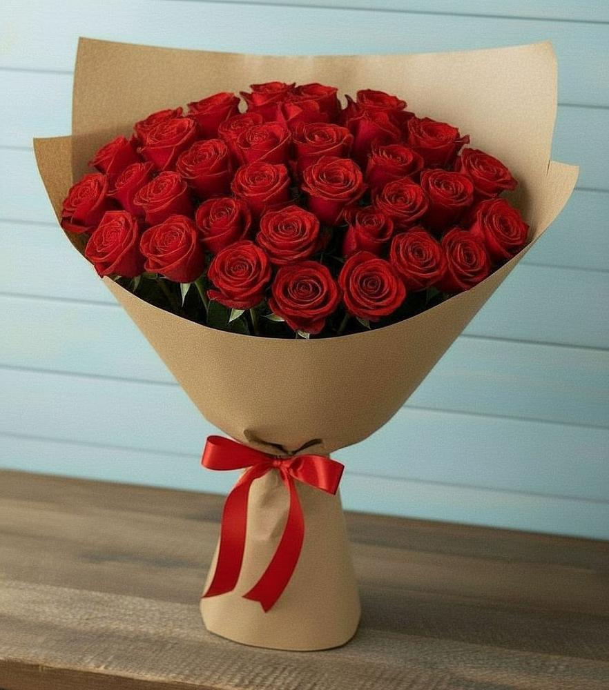Букет Красные розы Милано в Абадзехской