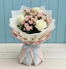 Букет цветов из:  Розы в Абадзехской