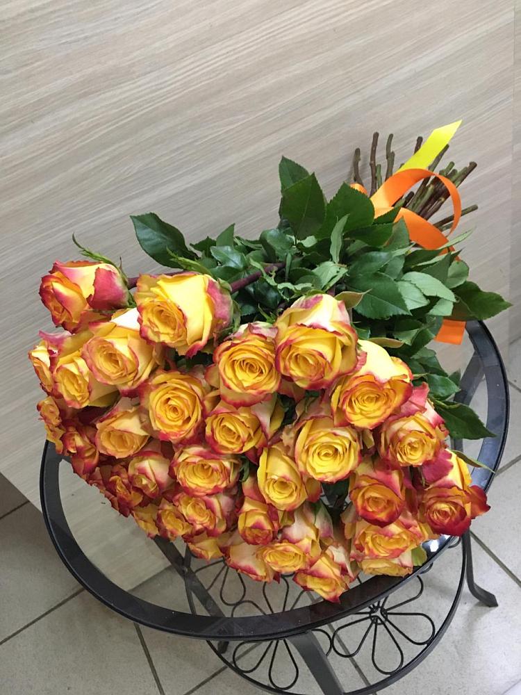 Букет Желтые розы в Абадзехской