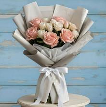 Букет цветов из:  Розы #REPLACE_PRED# Абадзехской