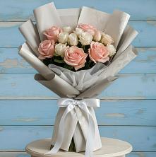 Букет цветов из:  Розы в Абадзехской