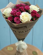 Букет цветов из:  Розы #REPLACE_PRED# Абадзехской