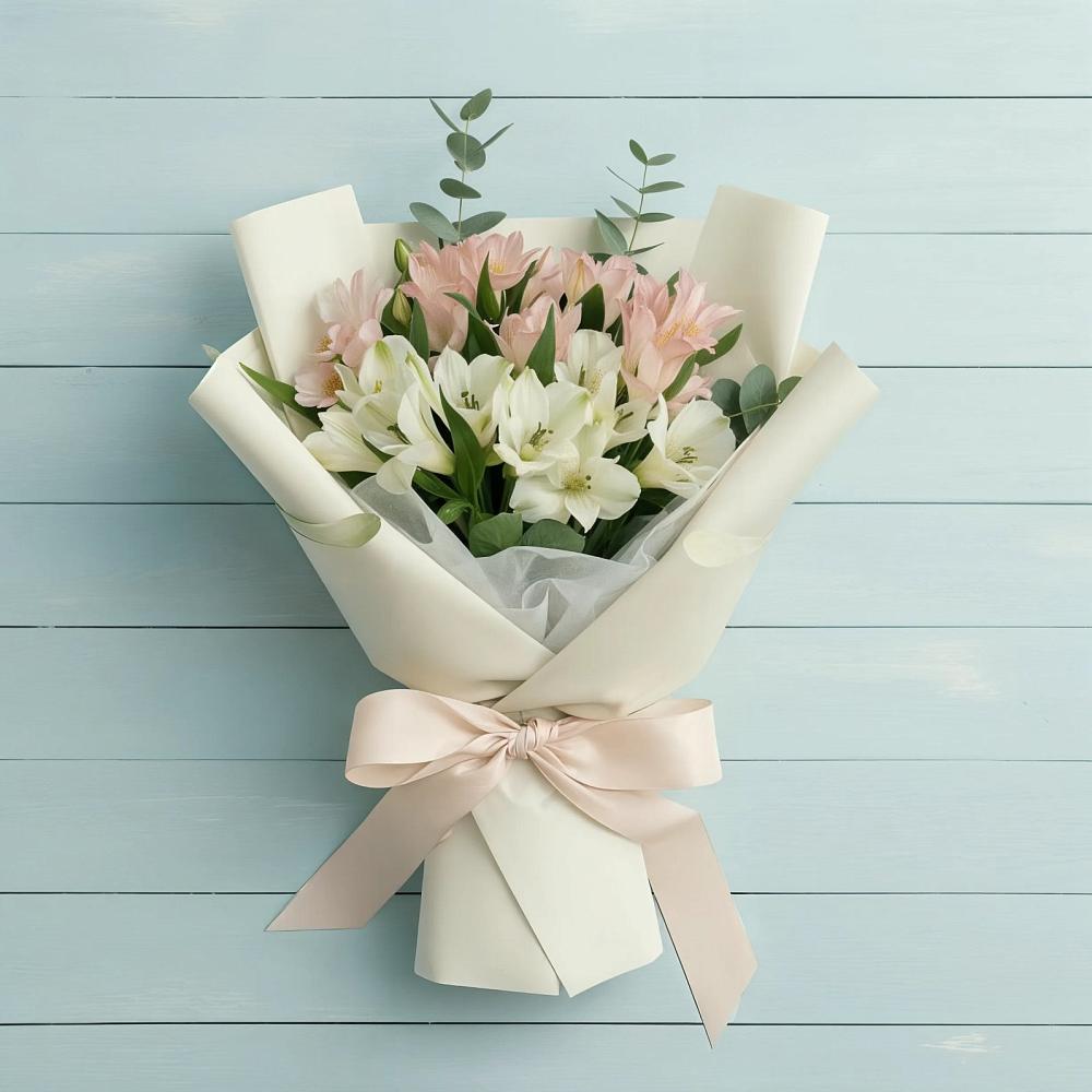 Букет цветов из: Альстромерии в Абадзехской